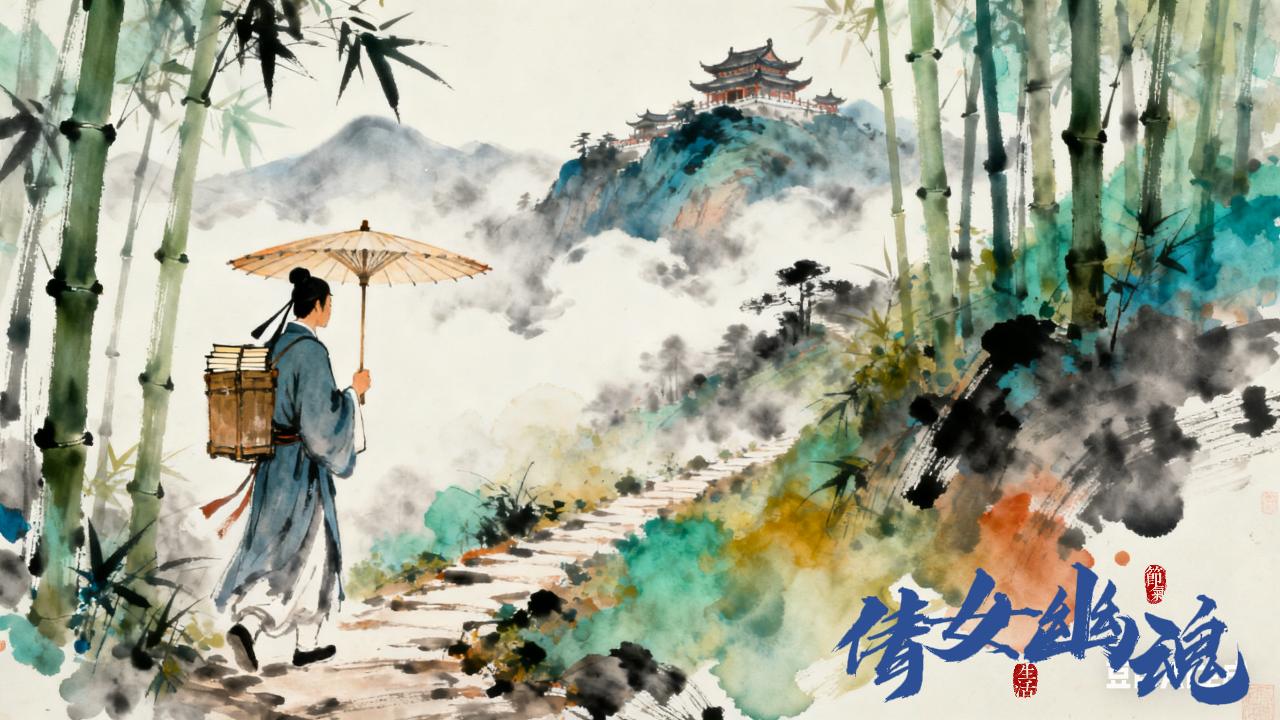 Shanxi mural detail.